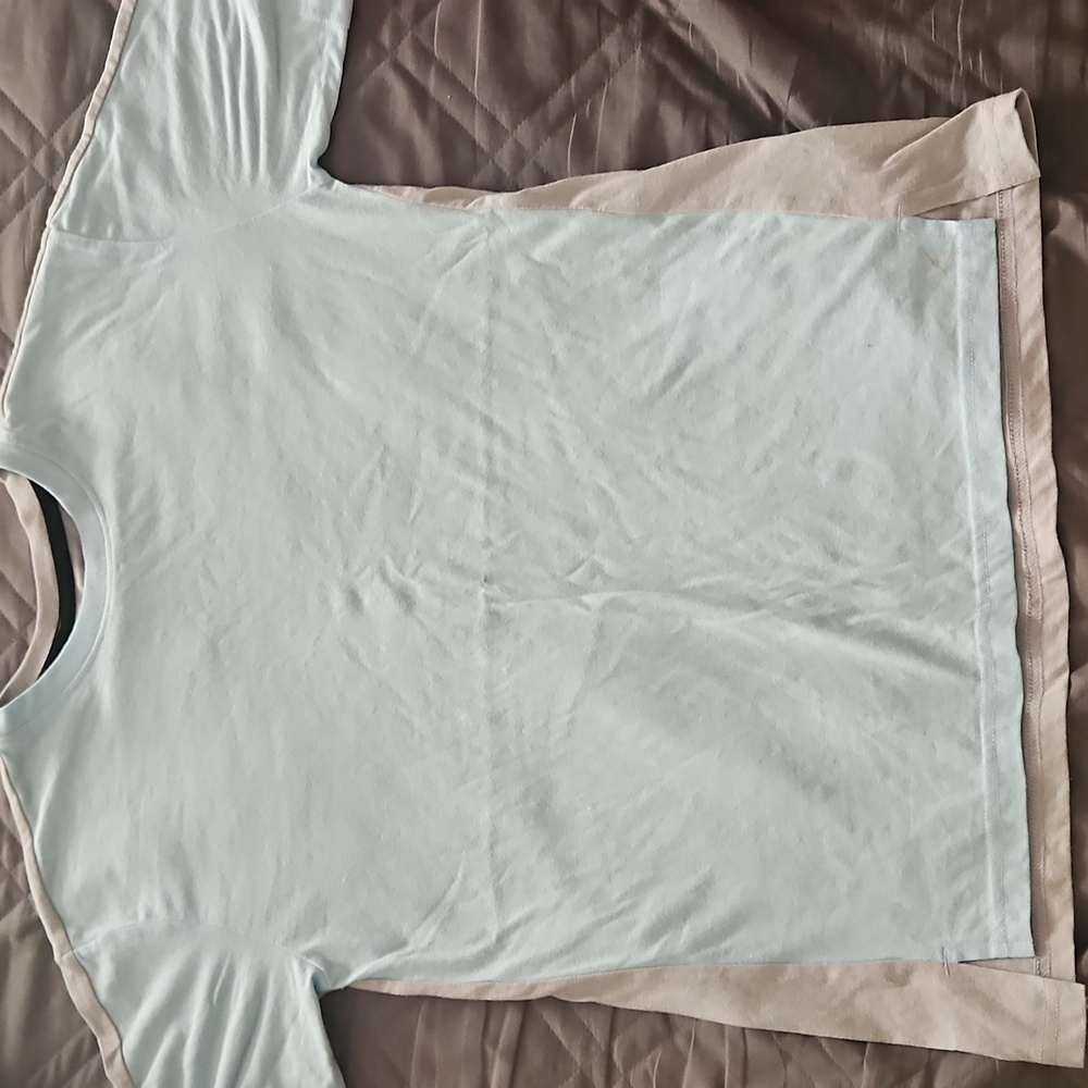Light Blue and Gray T-Shirt